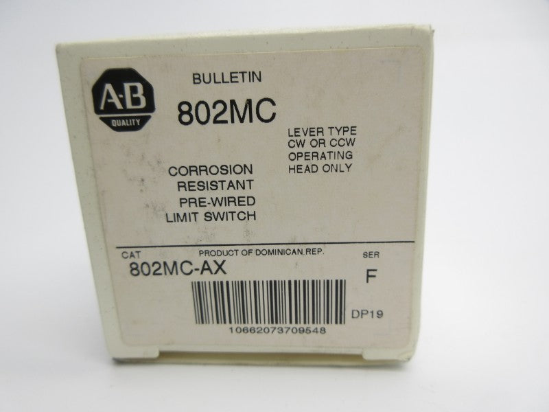 ALLEN BRADLEY 802MC-AX SER. F (WH) NSMP