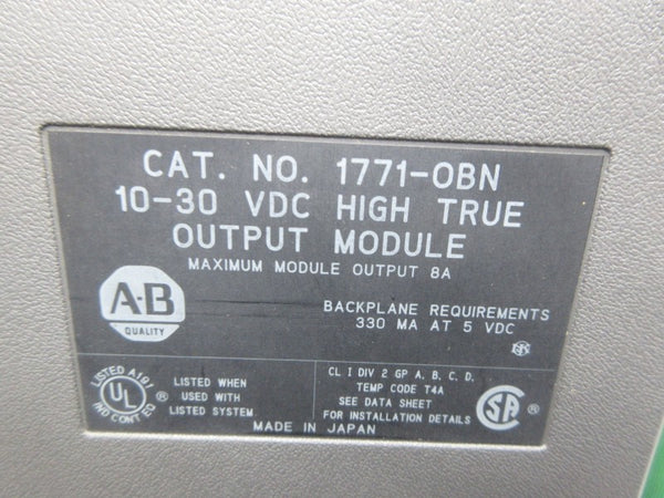 ALLEN BRADLEY 1771-OBN 10-30VDC NSNP