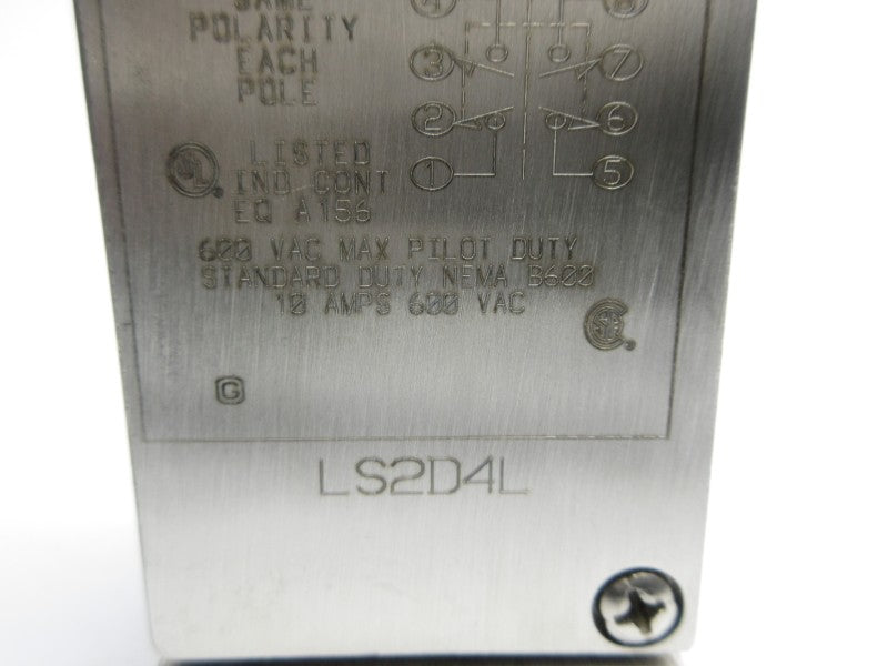 MICRO SWITCH LS2D4L 600VAC 10A NSNP