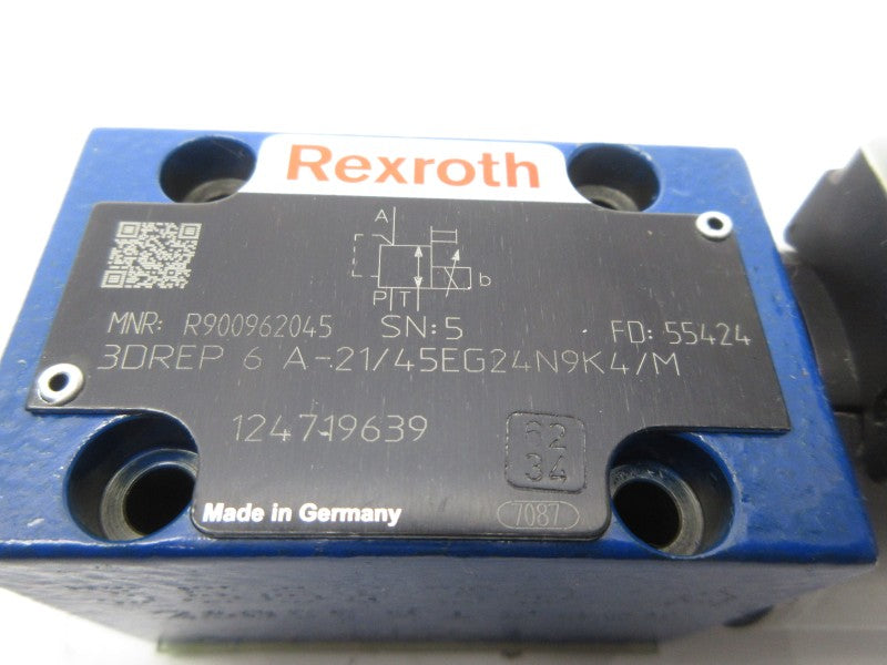 REXROTH 3DREP6A-21/45EG24N9K4/M R900962045 NSNP