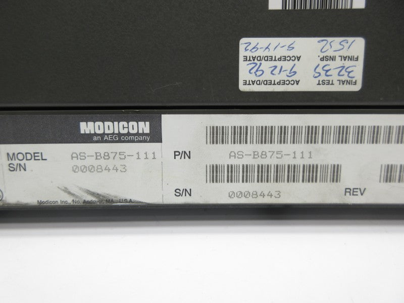 MODICON AS-B875-111 NSNP