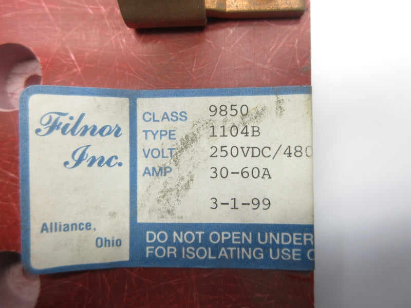 FILNOR 98501104B 250VDC 30-60A NSNP
