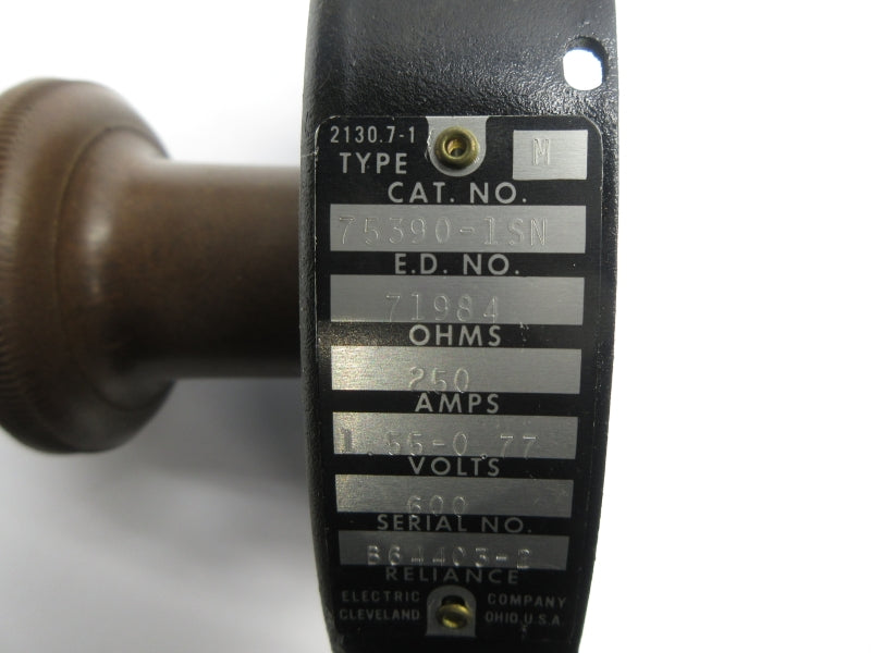RELIANCE ELECTRIC 75390-1SN 600V 1.55-0.77A NSNP