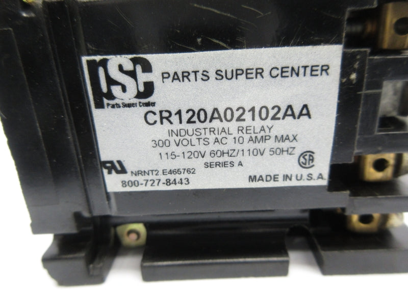 PSC CR120A02102AA SER. A 115-120V 10A NSNP