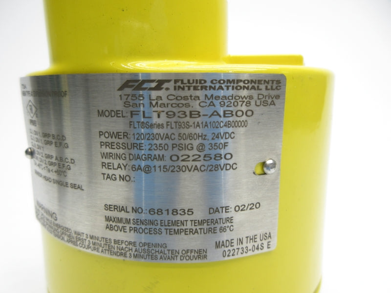 FCI FLT93B-AB00 120/230VAC NSNP