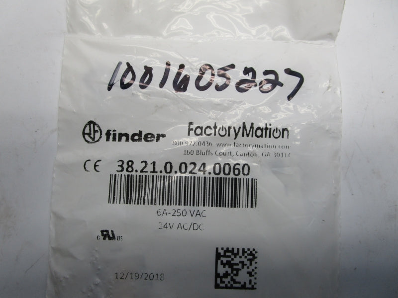 FINDER 38.21.0.024.0060 250VAC 6A NSMP