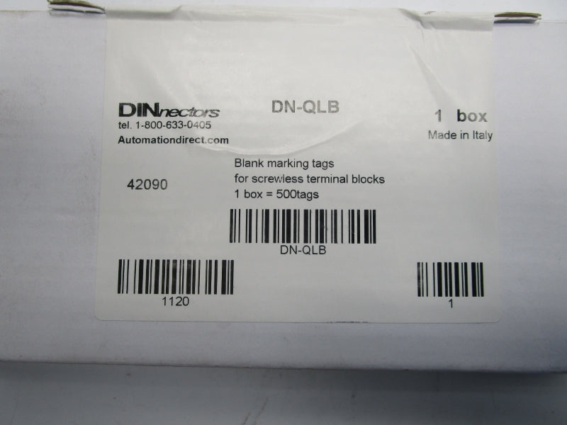 DINNECTORS DN-QLB (PKG OF 500) NSFS