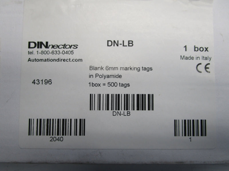 DINNECTORS DN-LB (PKG OF 500) NSFS