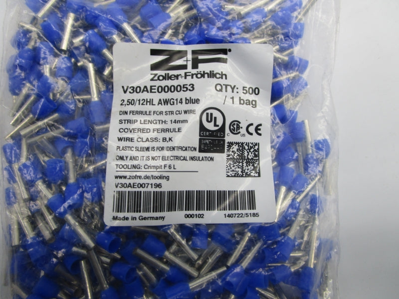 ZOLLER FROHLICH V30AE000053 (APPROX. 500) NSMP