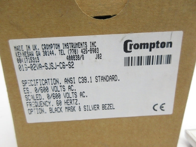 CROMPTON 016-02VA-SJSJ-C6-S2 600VAC NSMP