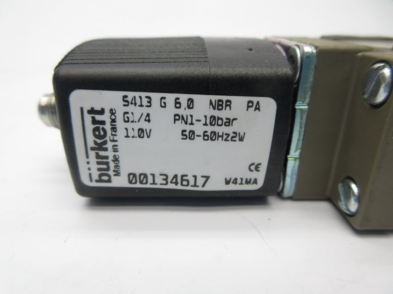 BURKERT 5413G6,0NBRPAG1/4 00134617 110V NSNP