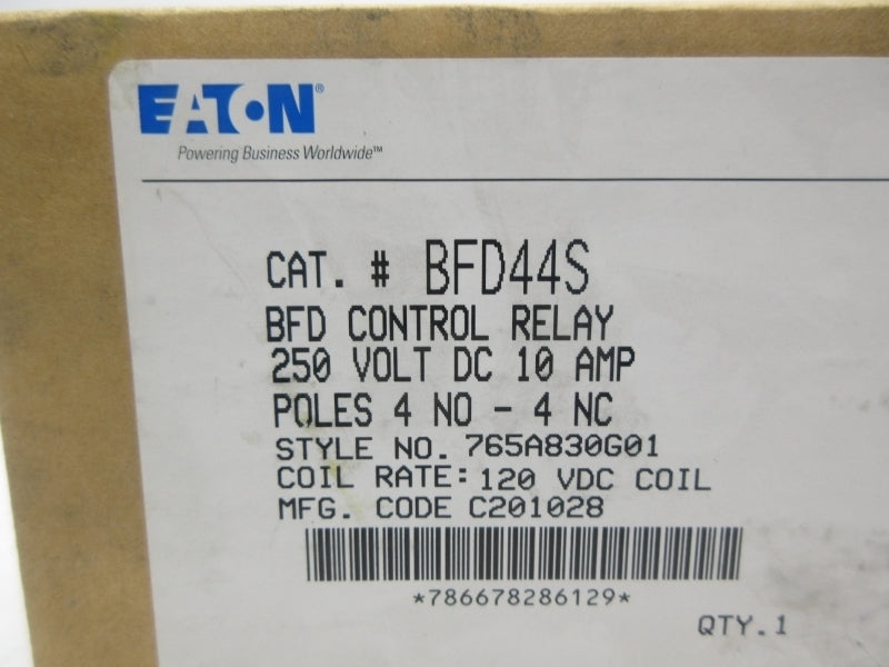 EATON BFD44S 120VDC 10A NSMP