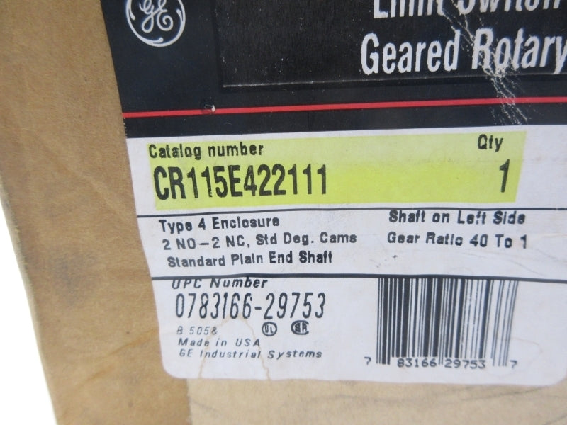 GENERAL ELECTRIC CR115E422111 NSMP