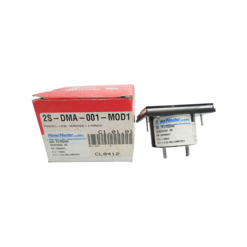 METER MASTER 2SDMA001 PJ755/00 0-1DCMA NSMP