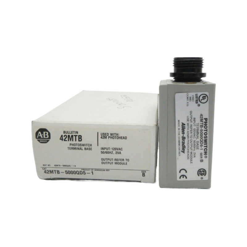 ALLEN BRADLEY 42MTB-5000QD5-1 SER. B 120VAC (WH) NSMP