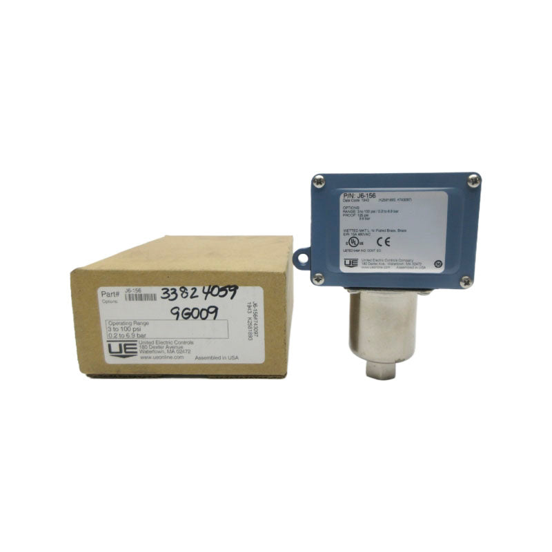 UNITED ELECTRIC J6-156-1943 480VAC 15A 3-100PSI NSMP