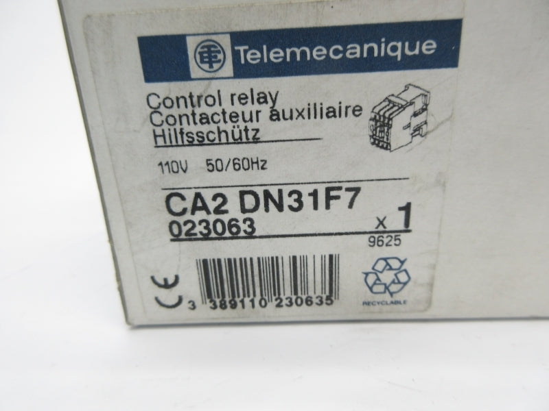 TELEMECANIQUE CA2DN31F7 110V NSMP