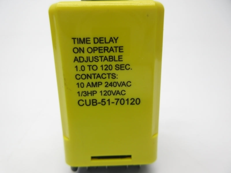 POTTER & BRUMFIELD CUB-51-70120 240VAC 10A 1.0-120S NSNP