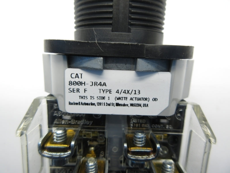 ALLEN BRADLEY 800H-JR4A SER. F (AS PICTURED) NSNP