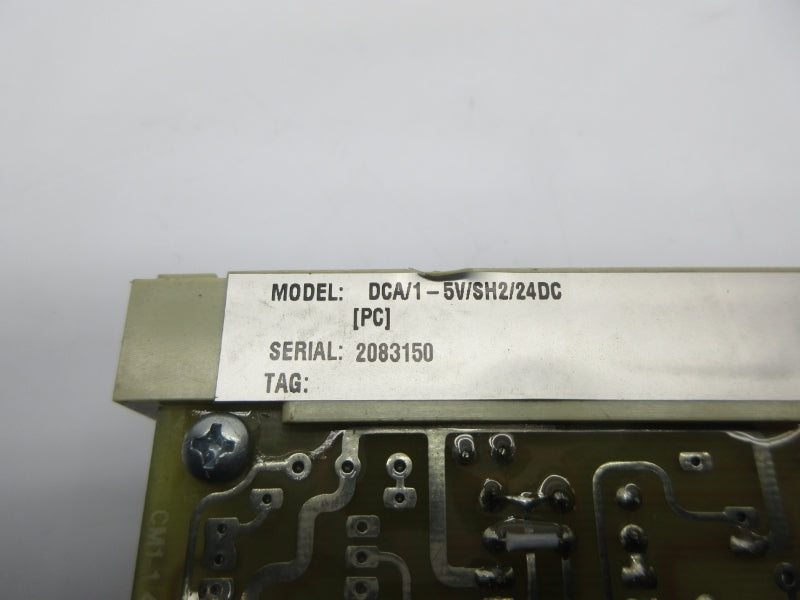 MOORE INDUSTRIES DCA/1-5V/SH2/24DC NSNP