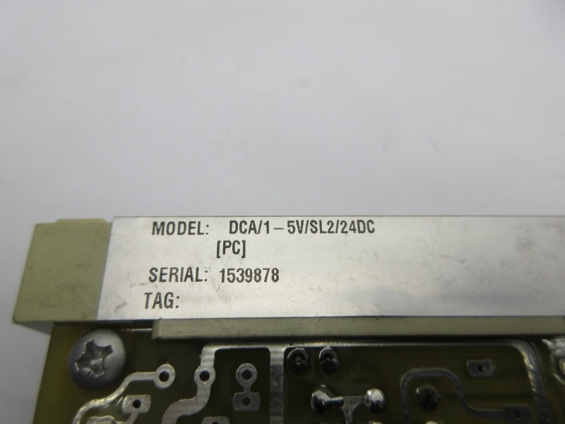 MOORE INDUSTRIES DCA/1-5V/SL2/24DC NSNP
