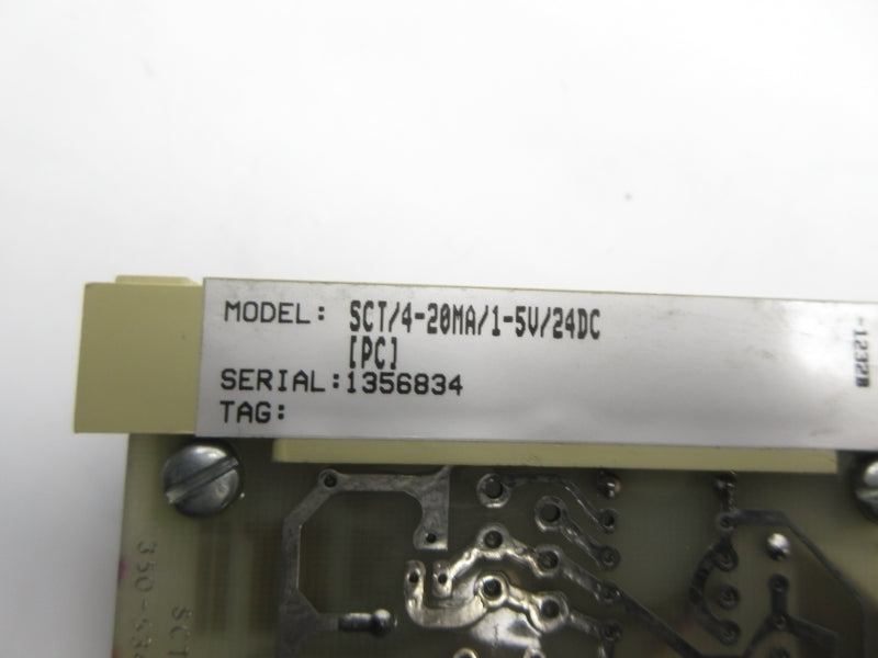 MOORE INDUSTRIES SCT/4-20MA/1-5V/24DC NSNP