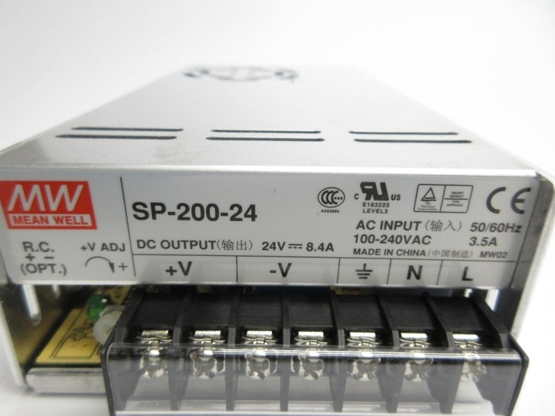 MEAN WELL SP-200-24 100-240VAC 3.5A NSNP
