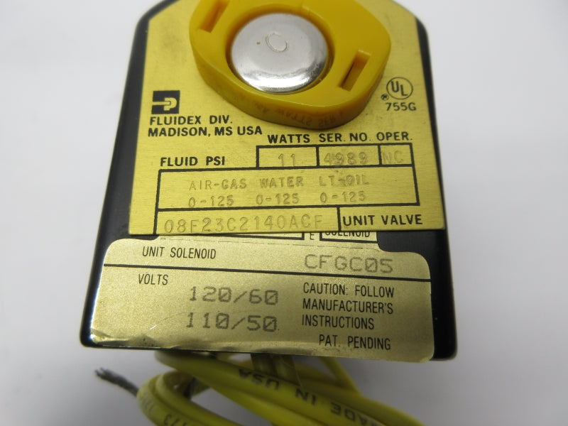 PARKER 08F23C2140ACF 110/120V 0-125PSI NSNP