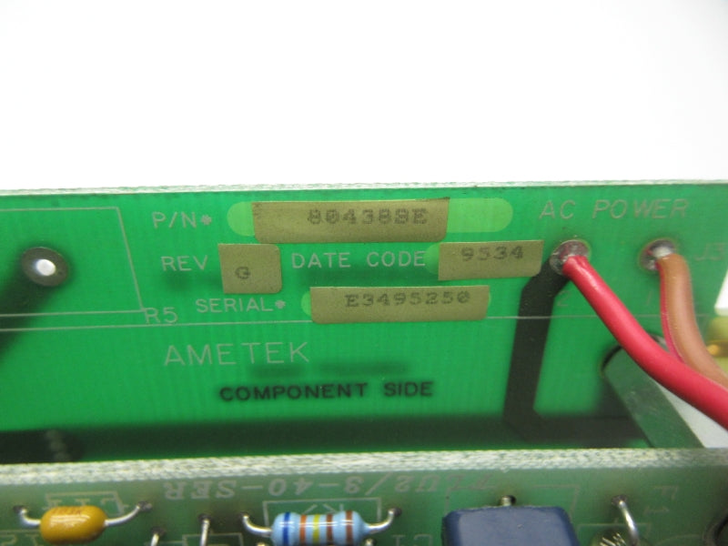 AMETEK 80438SE REV. G NSNP