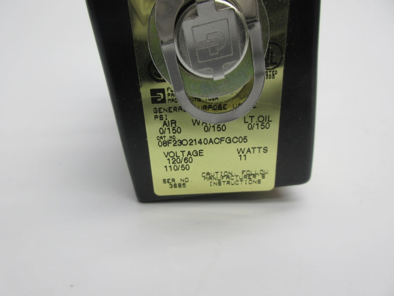 PARKER 08F23O2140ACFGC05 110/120V 0/150PSI NSNP