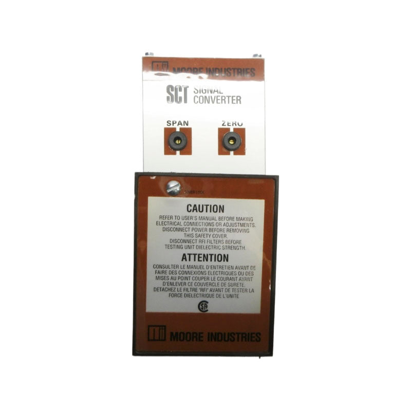 MOORE INDUSTRIES SCT/0-10V/4-20MA/24DC-ATL (AS PICTURED) NSNP