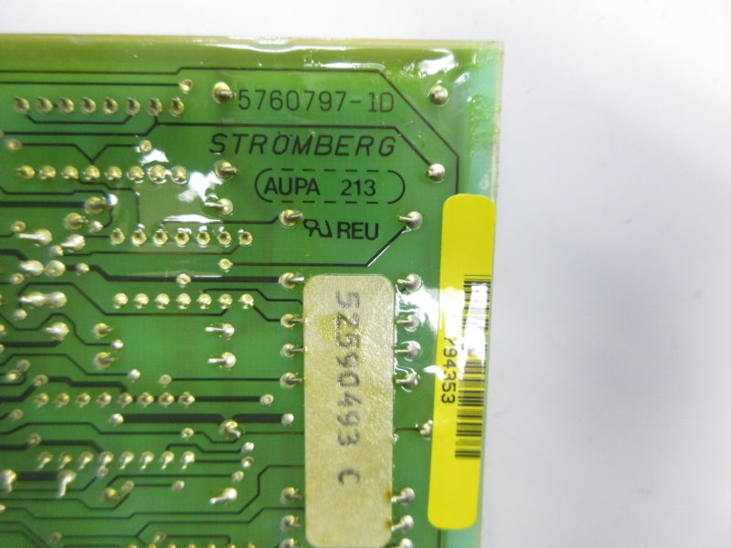 STROMBERG 5760797-1D 52590493 REV. C NSNP