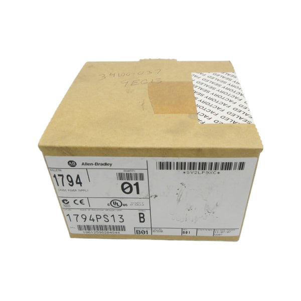 ALLEN BRADLEY 1794-PS13 SER. B 24VDC DATE: 2007 REV. B01 NSFS