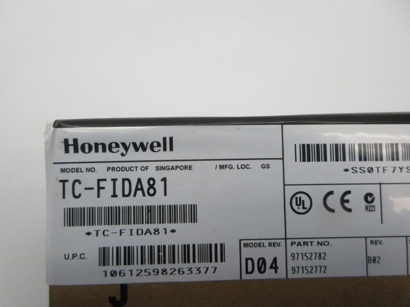 HONEYWELL TC-FIDA81 REV. D04 NSFS