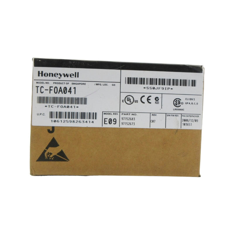 HONEYWELL TC-FOA041 REV. E09 NSFS