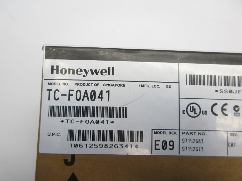 HONEYWELL TC-FOA041 REV. E09 NSFS