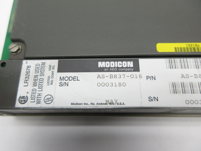 MODICON AS-B837-016 UNMP