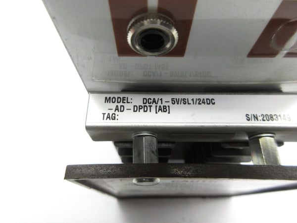 MOORE INDUSTRIES DCA/1-5V/SL1/24DC-AD-DPDT (AS PICTURED) UNMP