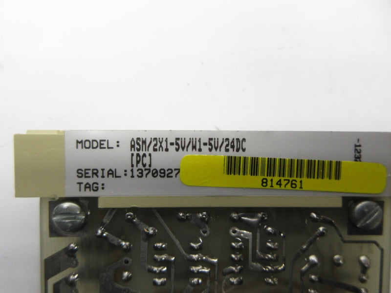 MOORE INDUSTRIES ASM/2X1-5V/W1-5V/24DC UNMP