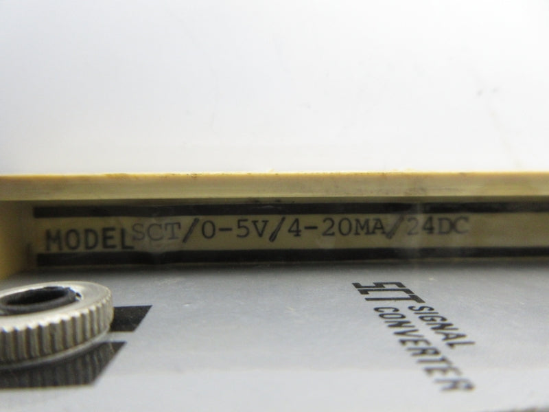 MOORE INDUSTRIES SCT/0-5V/4-20MA/24DC UNMP