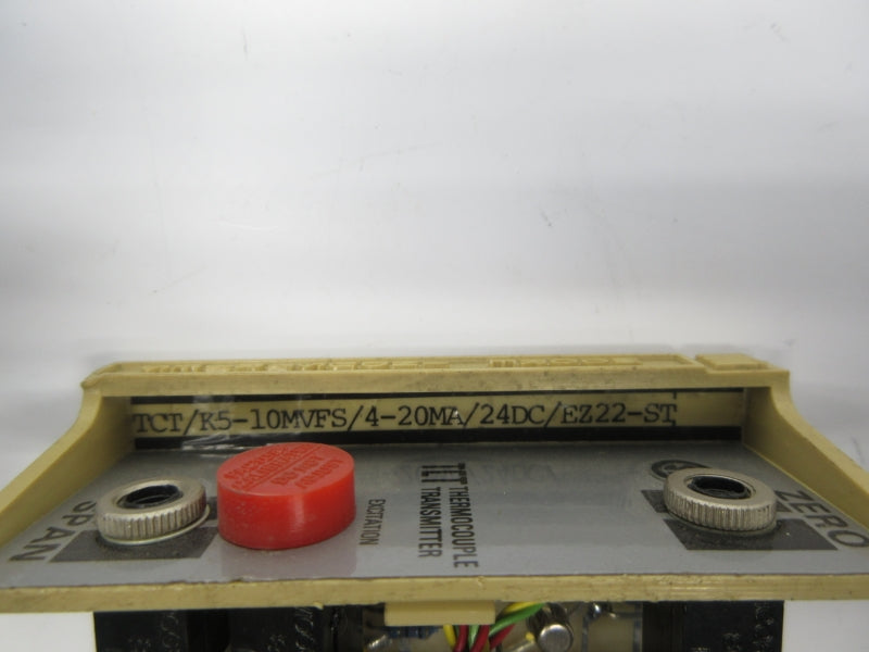 MOORE INDUSTRIES TCT/K5-10MVFS/4-20MA/24DC/EZ22-ST UNMP
