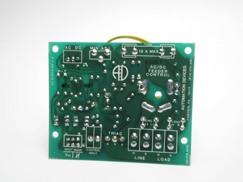 AUTOMATION DEVICES 6005.1 PT-ADI-910518-03 NSNP