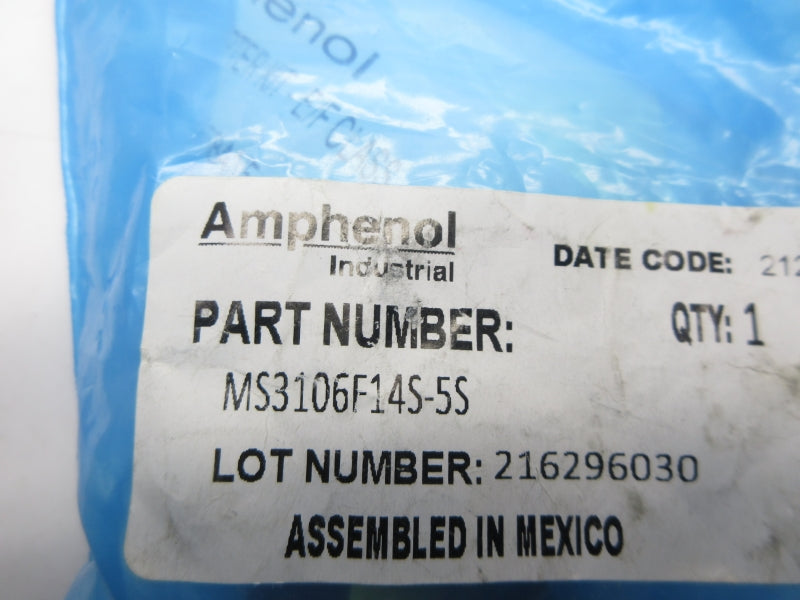 AMPHENOL MS3106F14S-5S NSMP