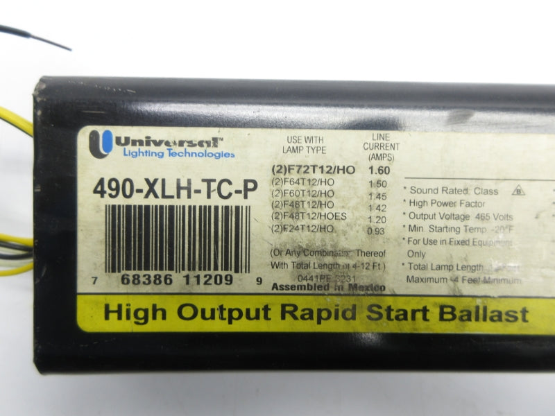 UNIVERSAL 490-XLH-TC-P 120V UNMP
