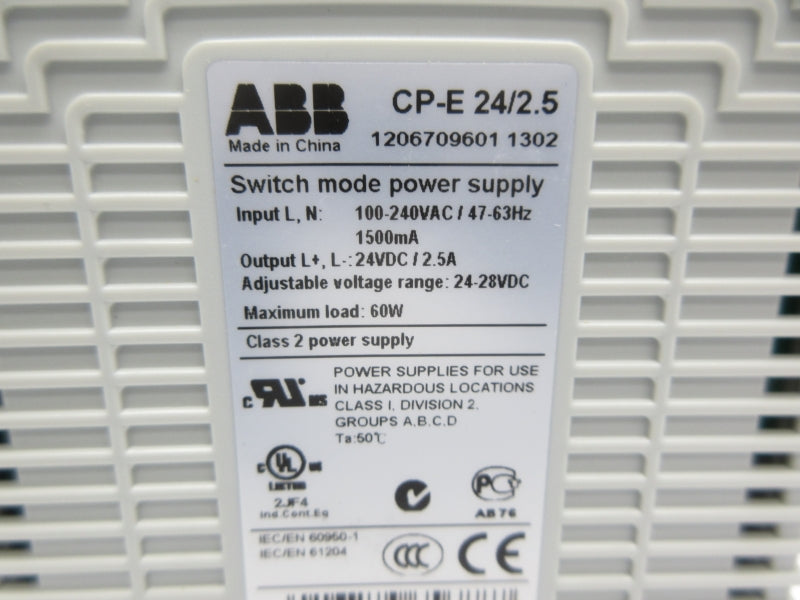ABB CP-E24/2.5 100-240VAC NSNP