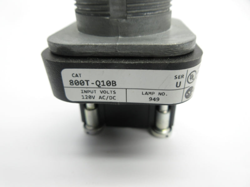 ALLEN BRADLEY 800T-Q10B SER. U 120VAC NSNP