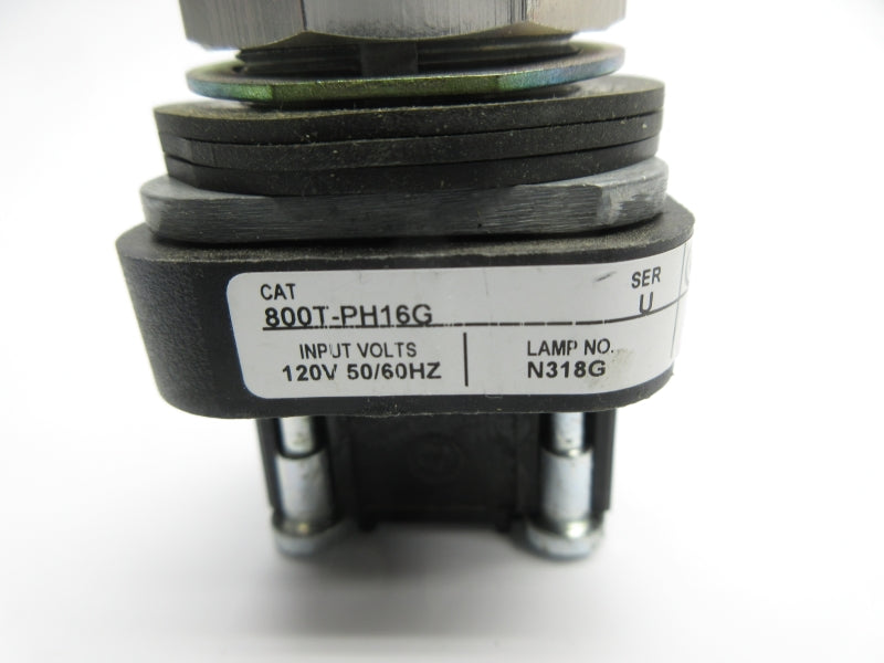 ALLEN BRADLEY 800T-PH16G SER. U 120V NSNP
