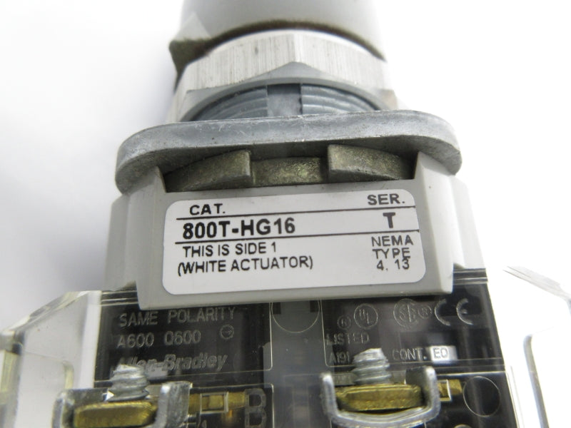 ALLEN BRADLEY 800T-HG16 SER. T NSNP