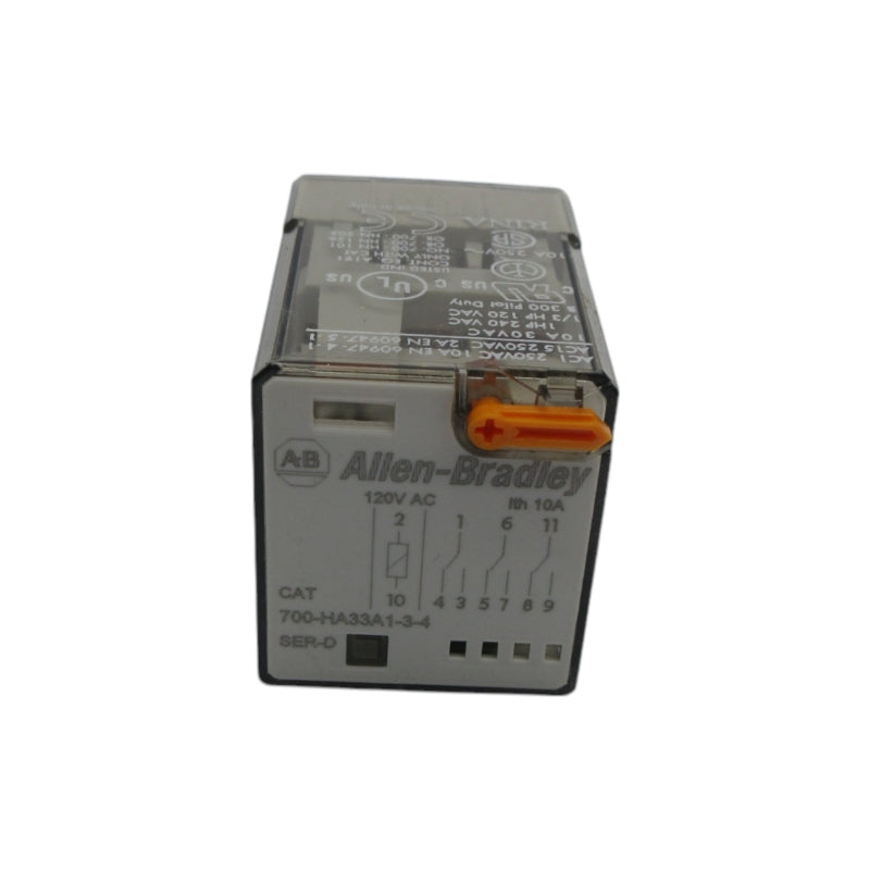ALLEN BRADLEY 700-HA33A1-3-4 SER. D 120VAC 10A NSNP