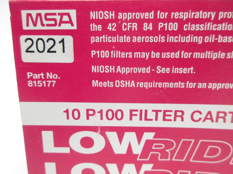 MSA 815177 P100 (PKG OF 10) NSMP